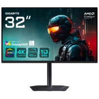 GIGABYTE MO32U 31,5" Monitor Gaming OLED 4K UHD - 3840 x 2160, 165Hz, 0.03ms, 250 cd/m², Display HDR True Black 400, HDMI 2.1, DisplayPort 1.4 (Espera 4 dias)