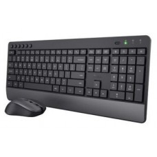 TECLADO Y MOUSE TRUST WIRELESS TREZO CON TECLAS