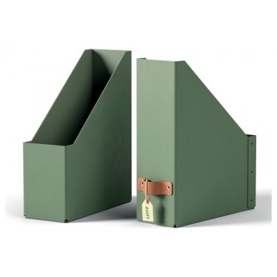 PACK 2 REVISTEROS DE CARTÓN COLOR VERDE LEITZ 24710050 (Espera 4 dias)