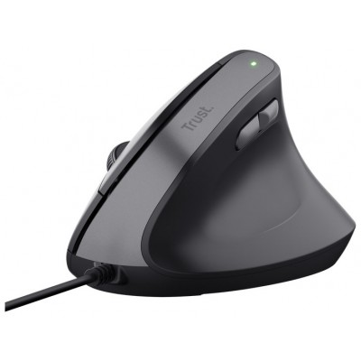 RATON OPTICO ERGONOMICO VERTICAL BAYO II NEGRO TRUST (Espera 4 dias)
