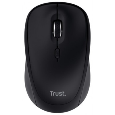 MOUSE TRUST WIRELESS Y BLUETOOTH YVI+ NEGRO 1600DPI