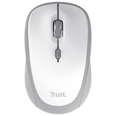MOUSE TRUST WIRELESS Y BLUETOOTH YVI+ BLANCO 1600DPI