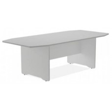 MESA DE REUNIONES 240X120X74CM. COLOR: PATA ALUMINIO / TABLERO GRIS ROCADA 3003AN02V24 (Espera 4 dias)