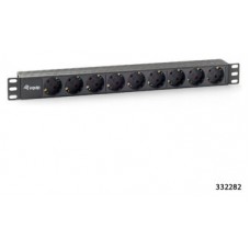 Equip 333282, 1U, Horizontal, Plastico, Negro, 9