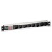 EQUIP REGLETA ALIMENTACION ALUMINIO RACK 19" 1U 8 TOMAS CON INTERRUPTOR