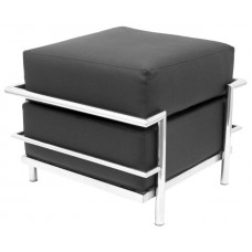 PIQUERAS Y CRESPO Reposapies sofa similpiel negro ¡Ultimas unidades!!