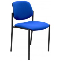 PIQUERAS Y CRESPO NOWY STYL Silla fija Styl bali azul marino chasis negro