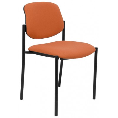 PIQUERAS Y CRESPO NOWY STYL Silla fija Styl bali marron chasis negro