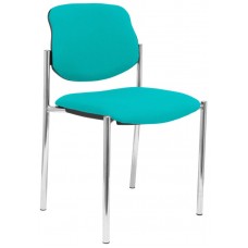 PIQUERAS Y CRESPO NOWY STYL Silla fija Styl bali turquesa chasis cromo