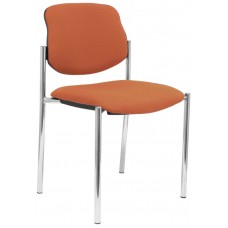 PIQUERAS Y CRESPO NOWY STYL Silla fija Styl bali marron chasis cromo