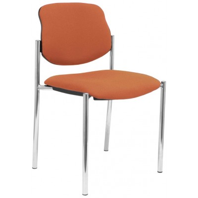 PIQUERAS Y CRESPO NOWY STYL Silla fija Styl bali marron chasis cromo