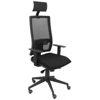 PIQUERAS Y CRESPO Silla Horna traslack bali negro brazos 1D con cabecero fijo PIQUERAS Y CRESPO Silla Horna traslack bali negro brazos 1D con cabecero fijo