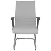 PIQUERAS Y CRESPO Sillon Albacete confidente patin similpiel blanco PIQUERAS Y CRESPO Sillon Albacete confidente patin similpiel blanco