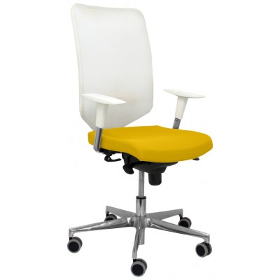 PIQUERAS Y CRESPO Silla Ossa blanca bali amarillo