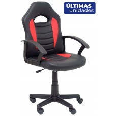 PIQUERAS Y CRESPO Silla juvenil gaming Mohedas similpiel negro y rojo ¡Ultimas unidades!!