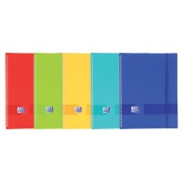 Oxford Live & Go Plástico Colores surtidos, Translúcido, Transparente A4 (MIN10) (Espera 4 dias)