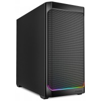 CAJA GAMING mATX SHARKOON MK4 RGB 2XVENT 120MM 3XUSB SN FUENTE NEGRO