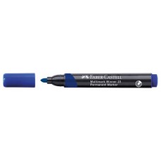 MARCADOR MULTIMARK WINNER 23 AZUL PUNTA CÓNICA Y SIN CLIP FABER CASTELL 453353 (MIN12) (Espera 4 dias)