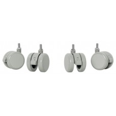 PACK DE 4 RUEDAS PARA MESA ELÉCTRICA COLOR GRIS KENSINGTON 53740085 (Espera 4 dias)