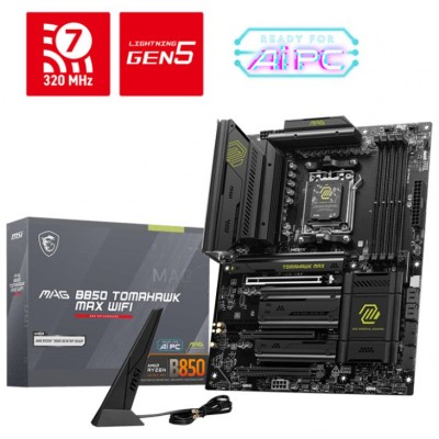 MSI Placa Base MAG B850 TOMAHAWK MAX WIFI ATX AM5