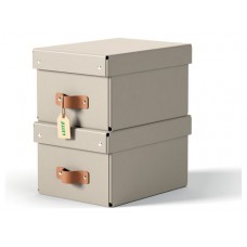 PACK 2 CAJAS DE ALMACENAMIENTO CARTÓN PEQUEÑA COLOR BEIGE LEITZ 61470012 (Espera 4 dias)