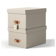 PACK 2 CAJAS DE ALMACENAMIENTO CARTÓN MEDIANA COLOR BEIGE LEITZ 61490012 (Espera 4 dias)