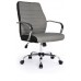 EQUIP SILLA DE OFICINA RESPALDO MEDIO COLOR GRIS DISEÑO ERGONOMICO