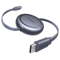 UGREEN USB-C TO USB-C PD FAST CHARGING RETRACTABLE CABLE 100W MAX 1M (Espera 4 dias)