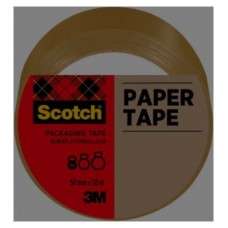 ROLLO CINTA DE PAPEL 50MTSX50MM. COLOR MARRÓN SCOTCH 7100301 (Espera 4 dias)
