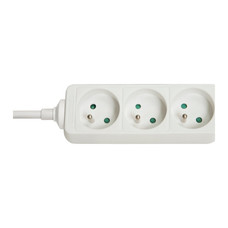 Lindy 73120 base m&uacute;ltiple 3 salidas AC Interior Blanco (Espera 4 dias)