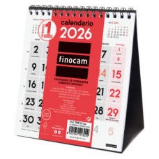 CALENDARIO 2026 SOBREMESA NEUTRO NUMEROS GRANDES XS 140X150MM FINOCAM 780120026 (Espera 4 dias)