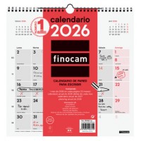 CALENDARIO 2026 NEUTRO PARED ESCRIBIR 300X300MM FINOCAM 781520026 (Espera 4 dias)