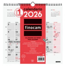CALENDARIO 2026 NEUTRO PARED ESCRIBIR 300X300MM FINOCAM 781520026 (Espera 4 dias)
