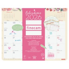 CALENDARIO 2026 PARED IMAN TRENDY DESIGN ESCRIBIR 250X200MM FINOCAM 787510126 (Espera 4 dias)