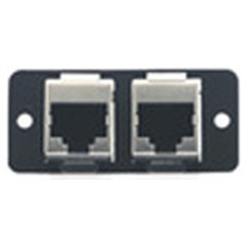 Kramer Electronics Wall Plate Insert - 2 x RJ-45 caja de tomacorriente (Espera 4 dias)