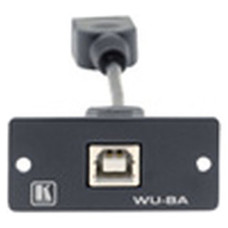 Kramer Electronics Wall Plate Insert - USB (B/A) caja de tomacorriente Negro (Espera 4 dias)