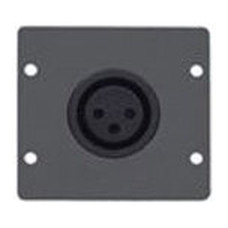 Kramer Electronics WA-1XLF(B) placa de pared y cubierta de interruptor Negro (Espera 4 dias)