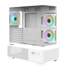 CAJA ZALMAN CHRONIX ATX 3 XVENT 120MM ARGB 1XUSB 3.0 BLANCO S/N FUENTE