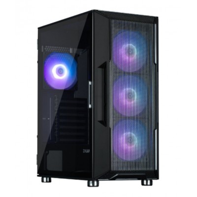 CAJA ZALMAN I3 NEO ARGB ATX 4XVENT 120MM 2XUSB 3.0 NEGRO S/N FUENTE