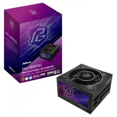 Asrock Phantom Gaming PG-850G unidad de fuente de alimentación 850 W 20+4 pin ATX ATX Negro (Espera 4 dias)