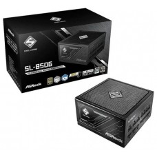FUENTE ALIMENTACION ASROCK SL-850G,PSU,850W,80 PLUS GOLD,135MM,MODULAR,PCI-E 5.1 (12+4pin)x1,PCI-E (6+2 pin)x3,SATA (5 pin)x9 (Espera 4 dias)
