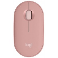 RATON LOGITECH PEBBLE MOUSE M350S ROSA BLUETOOTH