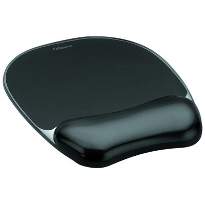 ALFOMBRILLA CON REPOSAMUÑECAS RATON GEL NEGRO FELLOWES 9112101 (Espera 4 dias)