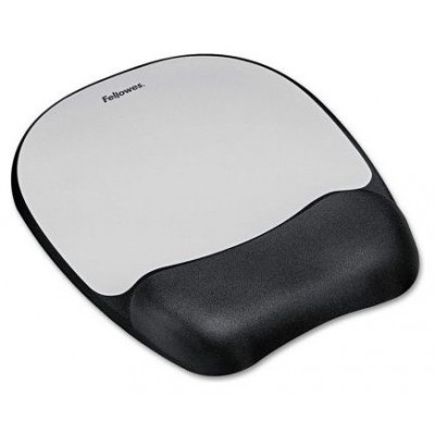 ALFOMBRILLA CON REPOSAMUÑECAS RATON M.FOAM PLATA FELLOWES 9175801 (Espera 4 dias)