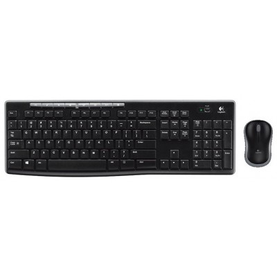 COMBO TECLADO RATON LOGITECH MK270 RF INALAMBRICO NEGRO