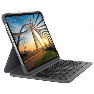 TECLADO BLUETOOTH FUNDA LOGITECH SLIM FOLIO PARA IPAD