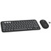 COMBO TECLADO RATON LOGITECH QWERTY INALAMBRICO GRAFITO
