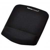 ALFOMBRILLA CON REPOSAMUÑECAS RATON PLUSHTOUCH NEGRO FELLOWES 9252003 (Espera 4 dias)