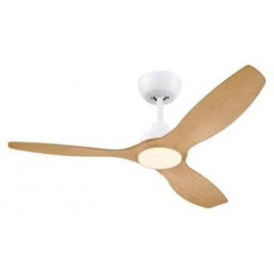 PHILIPS Ventilador Olas Blanco/Madera 32 W (ventilador) +24 W (luz)