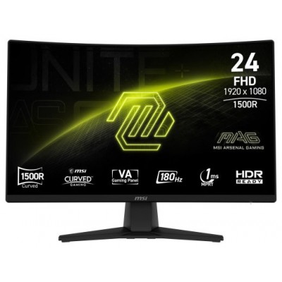 MSI MAG 242C pantalla para PC 59,9 cm (23.6") 1920 x 1080 Pixeles Full HD LCD Negro (Espera 4 dias)